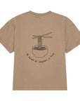 Brunobruno nation - nanna t-shirt - walnut noodles