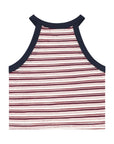 Charlie petite - naylee singlet - bordeau/ecru/navy stripes