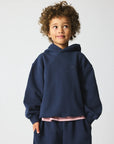 Brunobruno nation - nicolaj hoodie - indigo blue