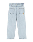 Charlie Petite - noelle crisscross jeans - light blue