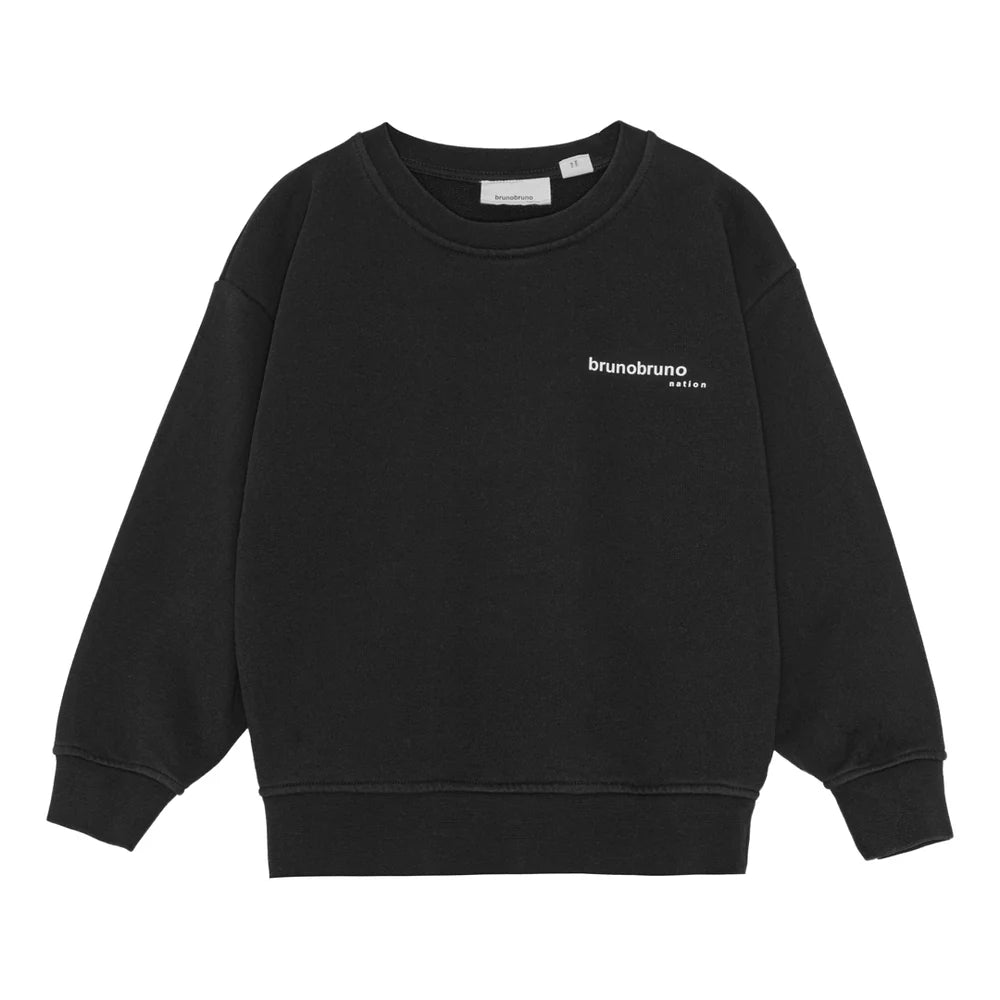 Brunobruno nation - norah sweatshirt - jet black