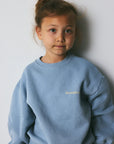 Brunobruno nation - norah sweatshirt - dusty blue