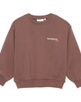 Brunobruno nation - norah sweatshirt - marron plum