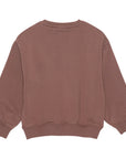 Brunobruno nation - norah sweatshirt - marron plum