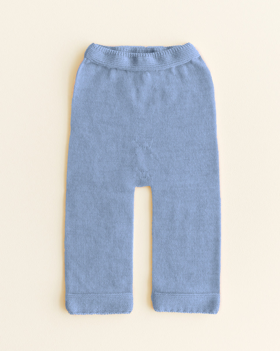 Hvid - wool pants - guido - light blue