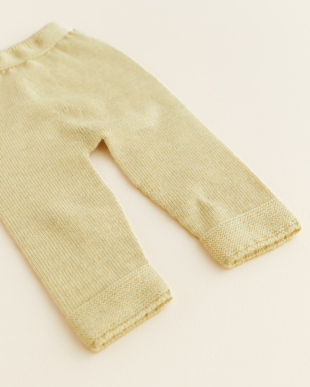 Hvid - wool pants - guido - light yellow