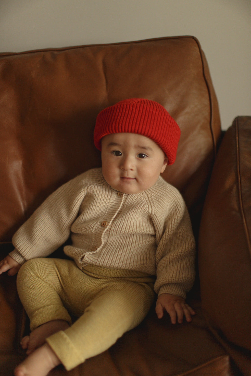 Hvid - wool pants - guido - light yellow