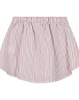Charlie petite - Pem skirt - white/red stripes