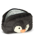 Jellycat - peanut penguin pouch