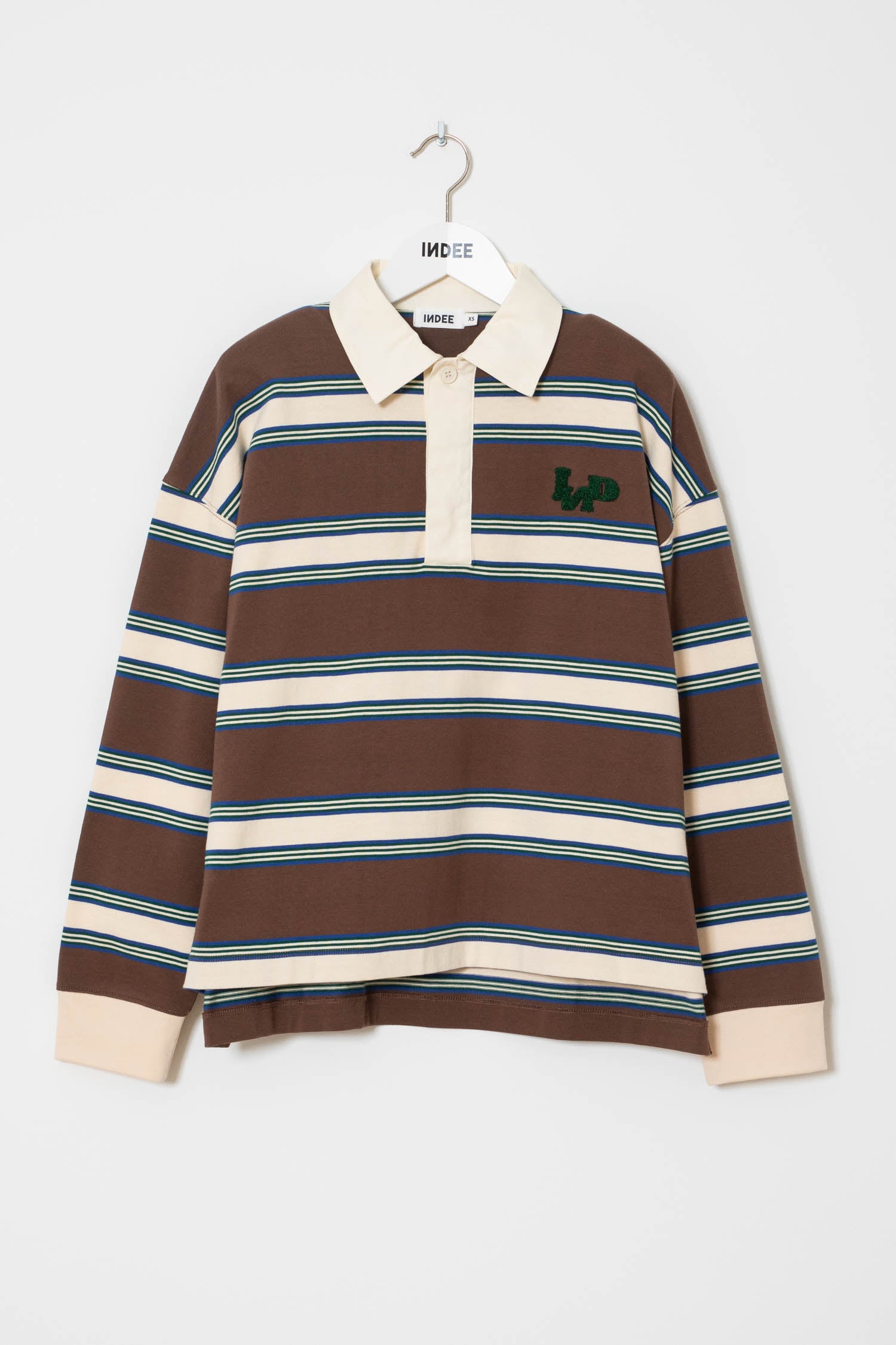 Indee - wales - polo rugby t-shirt - coffee