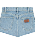 Charlie petite - Puck skirt - light snow wash