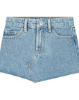 Charlie petite - Puck skirt - light snow wash