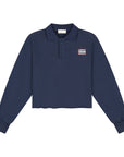 Charlie petite - pixy polo sweater - navy