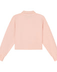 Charlie petite - pixy polo sweater - pink washed