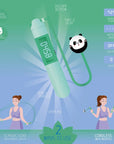 Legami - cordless skipping rope - panda