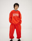 Repose ams - loose fit sweatpants - firecracker red