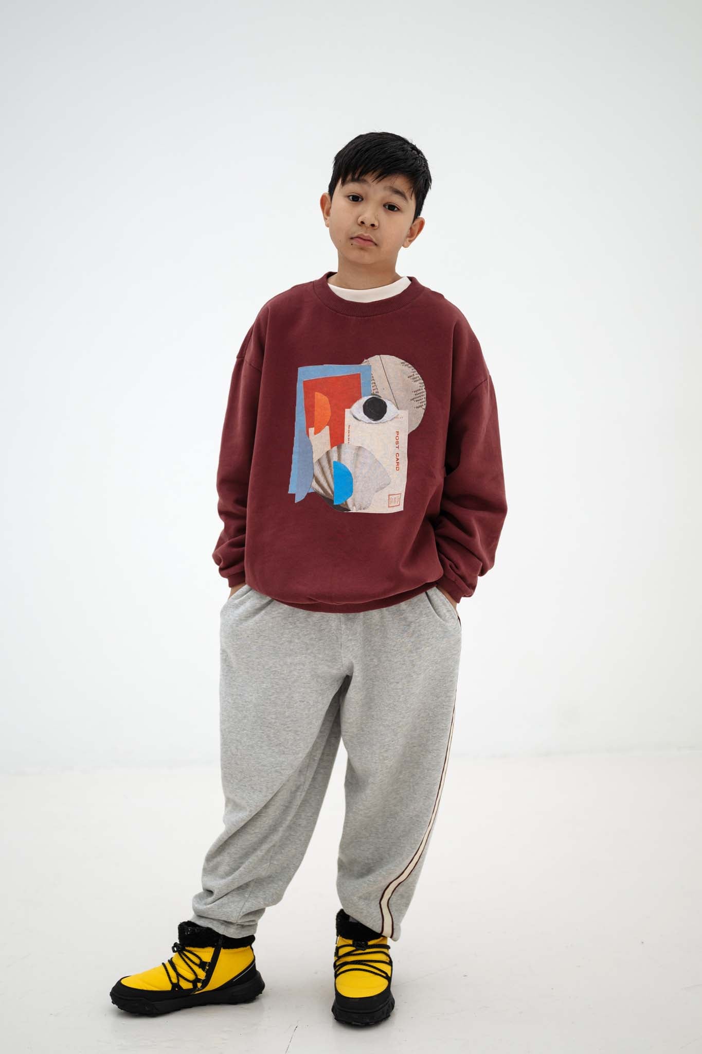 Repose ams - loose ease pants - light mixed grey