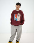 Repose ams - loose ease pants - light mixed grey