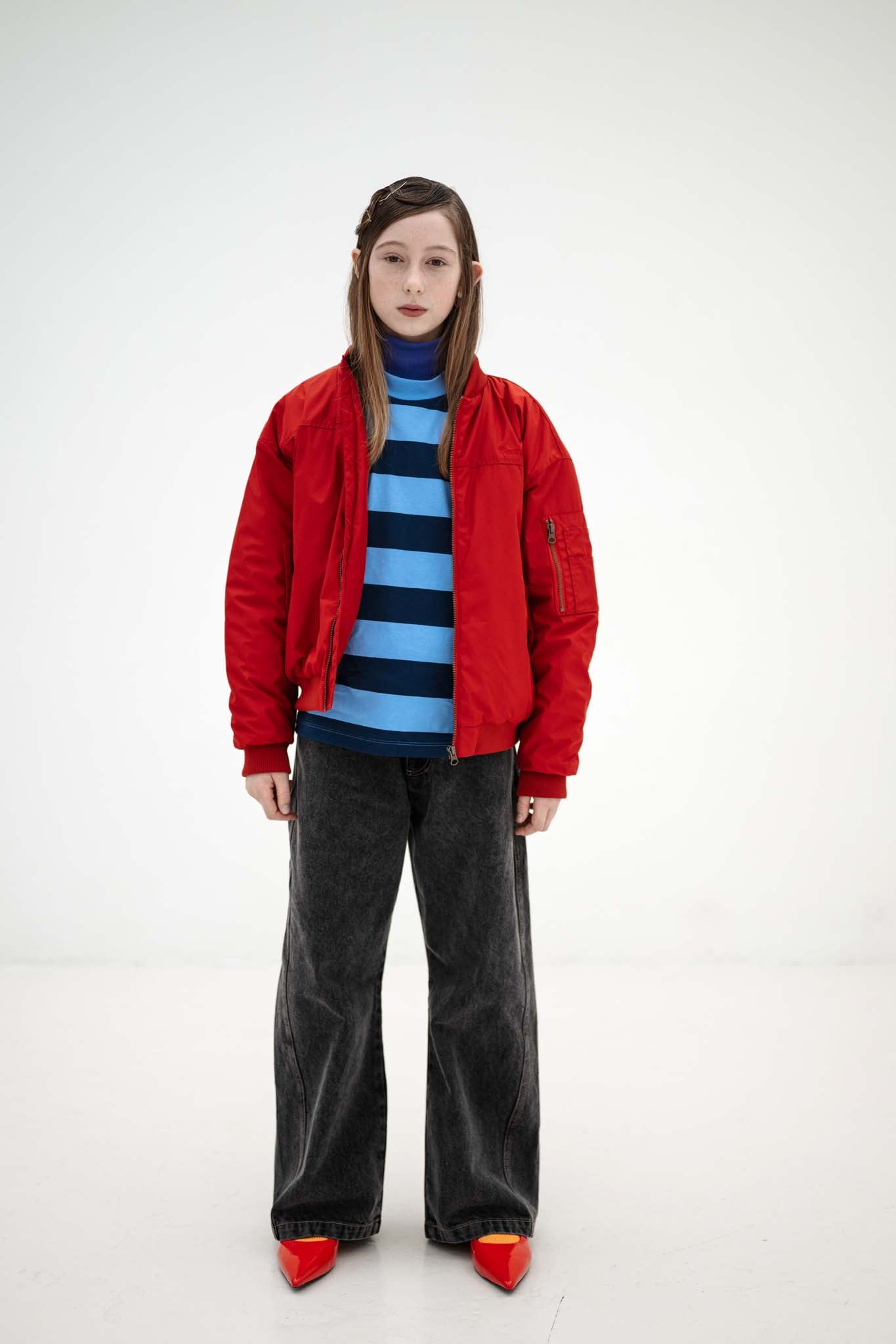 Repose ams - bomber jacket - rusty red
