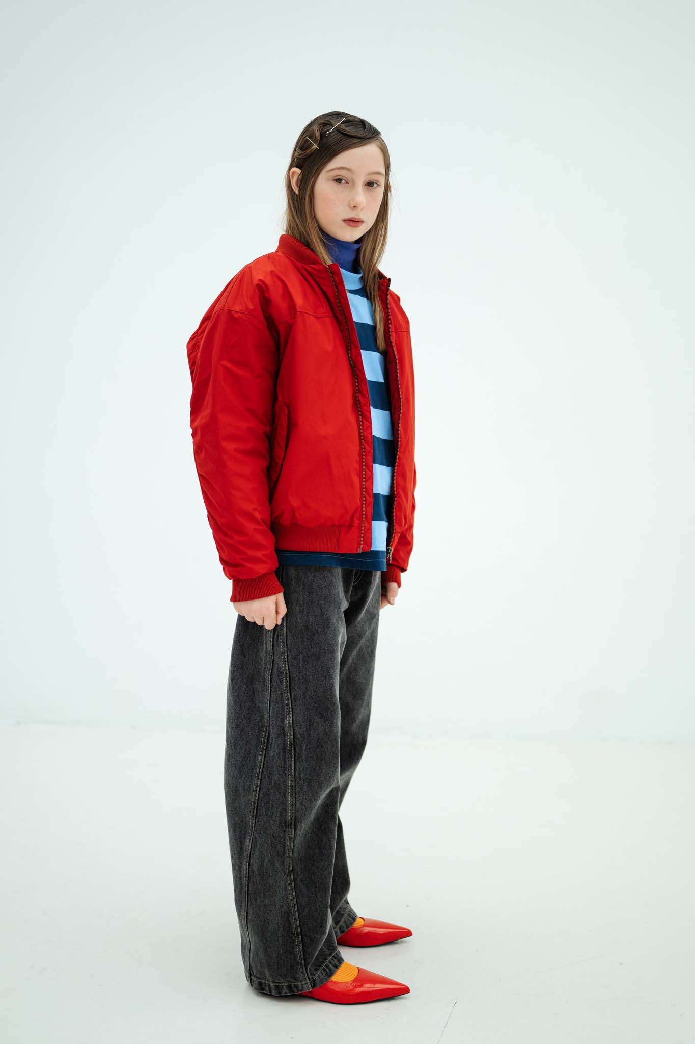 Repose ams - bomber jacket - rusty red