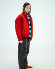 Repose ams - bomber jacket - rusty red