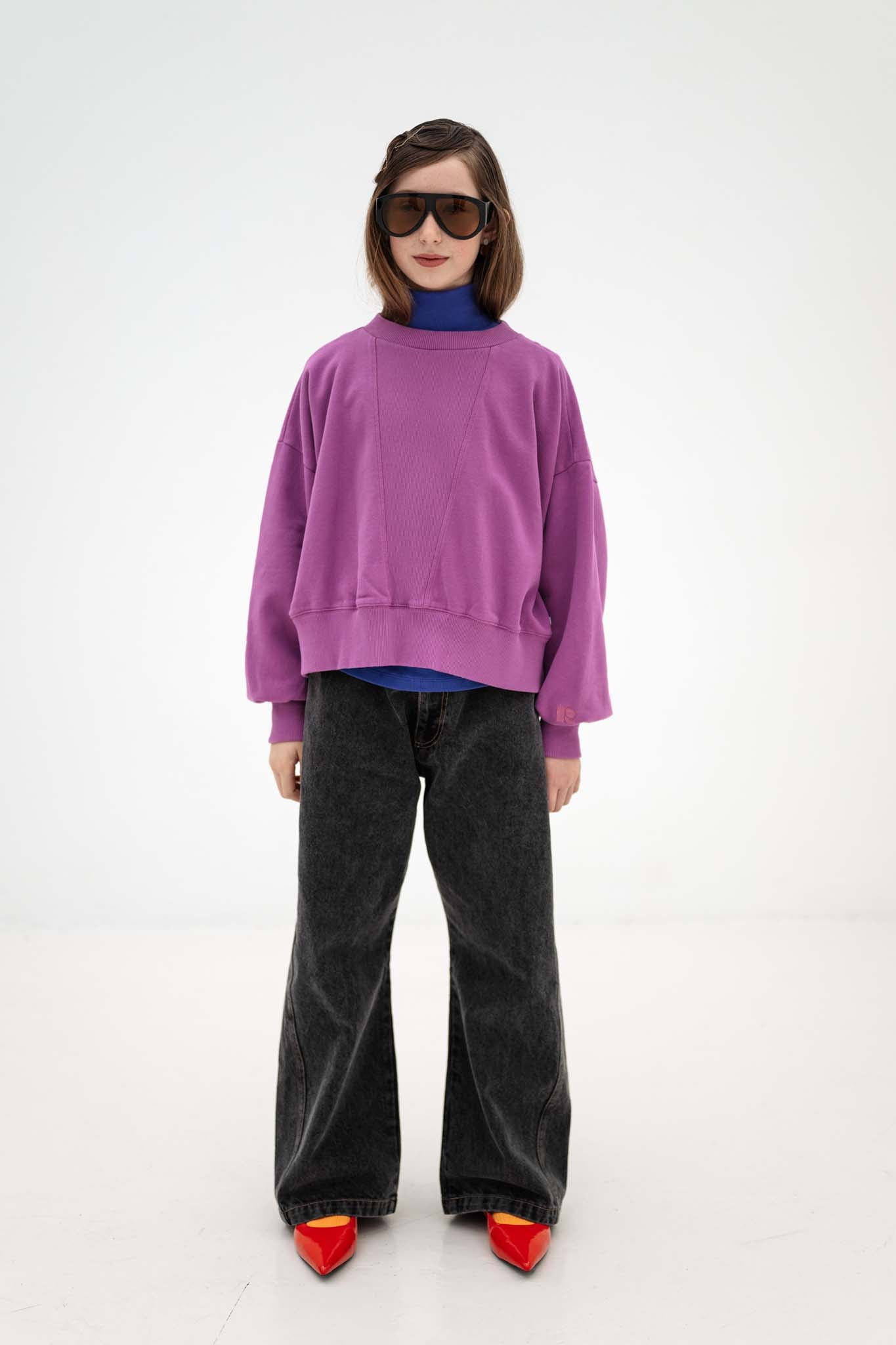 Repose ams - city sweatshirt - purple orchid