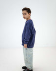 Repose ams - cozy drop sweatshirt - eclipse blue