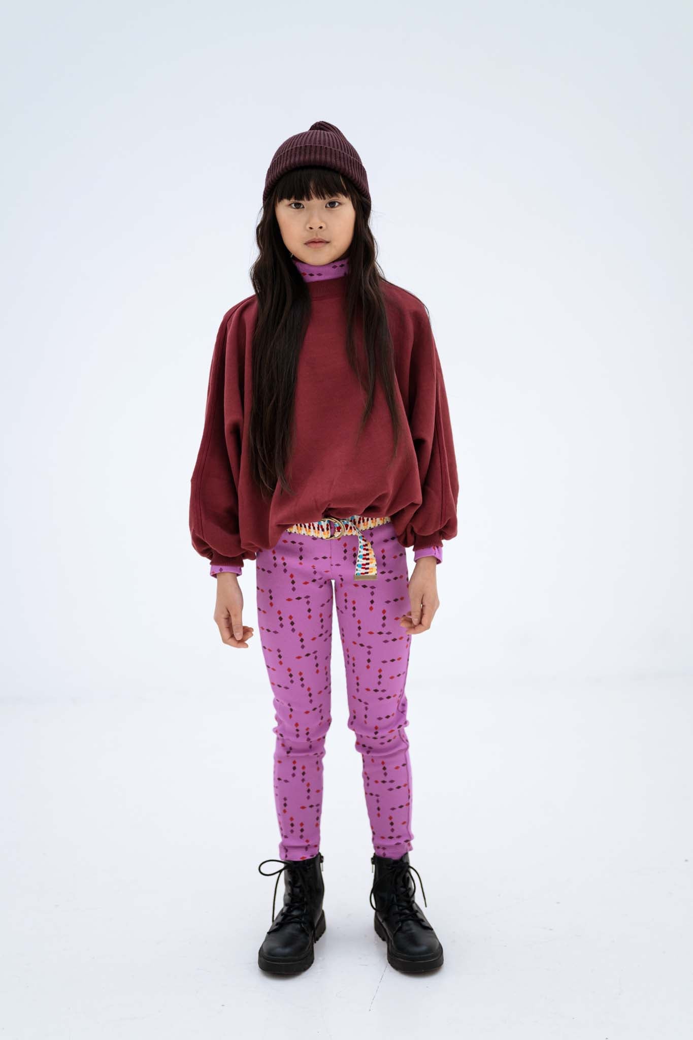 Repose ams - iris sweatshirt - mulberry rocket