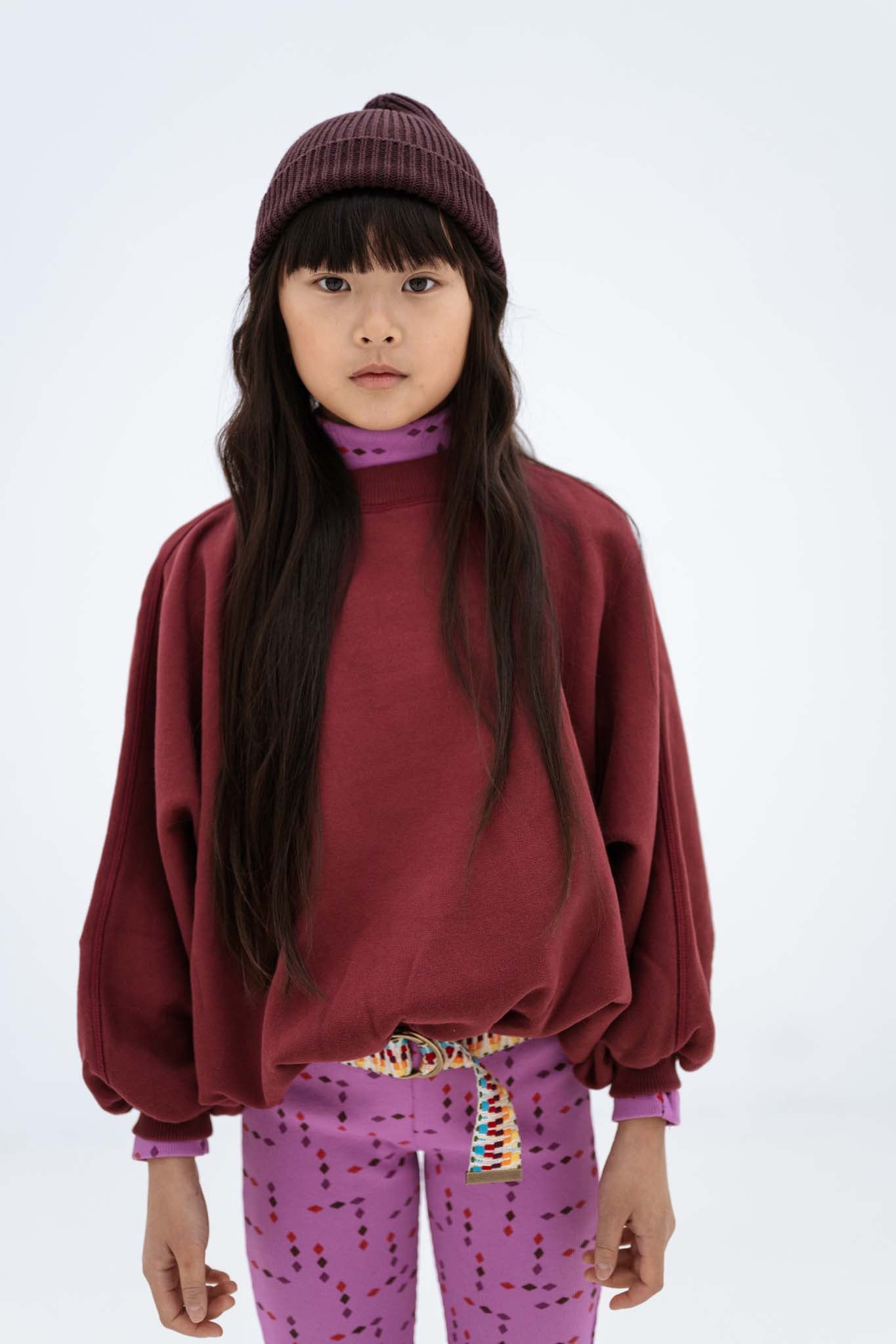 Repose ams - iris sweatshirt - mulberry rocket
