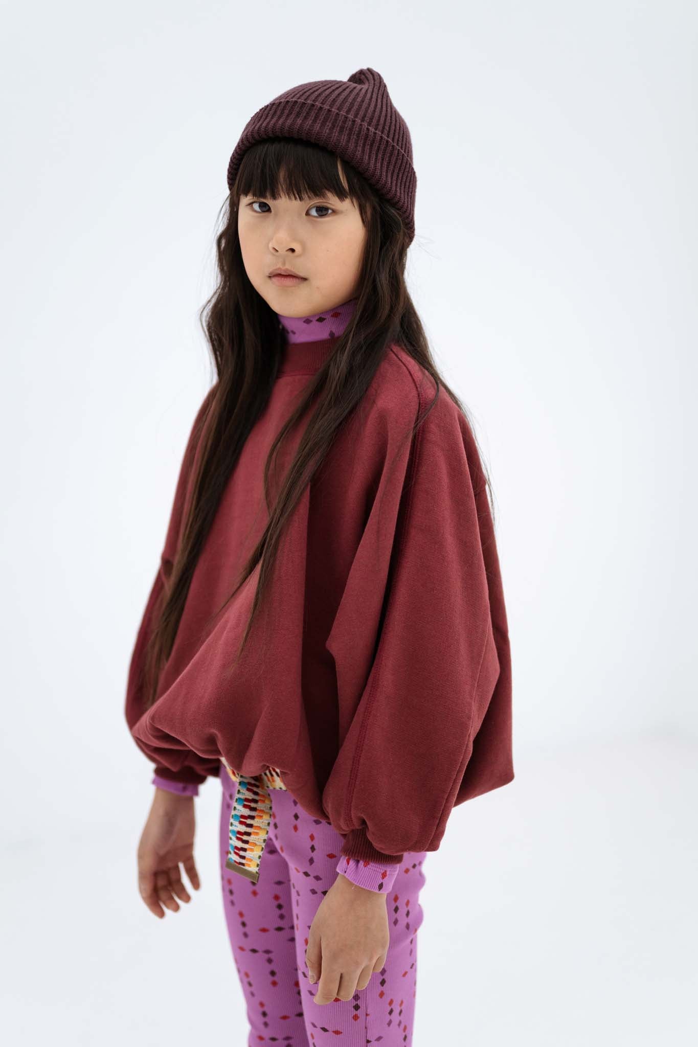 Repose ams - iris sweatshirt - mulberry rocket