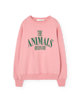 The animals observatory - kids - killifish sweatshirt - soft pink