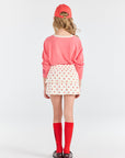 The animals observatory - kids - kiwi skort - raw white