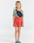 The animals observatory - kids - kiwi skort - red