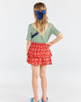 The animals observatory - kids - kiwi skort - red