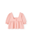 The animals observatory - kids - mandril blouse - soft pink