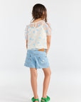 The animals observatory - kids - seagull blouse - white