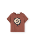 The animals observatory - baby - pangolin t-shirt - brown