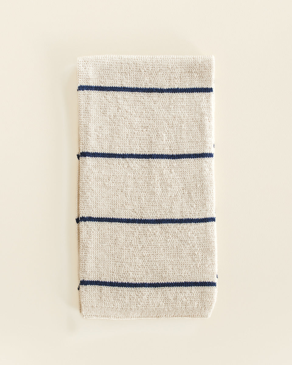 HVID - igor scarf - cream/blue