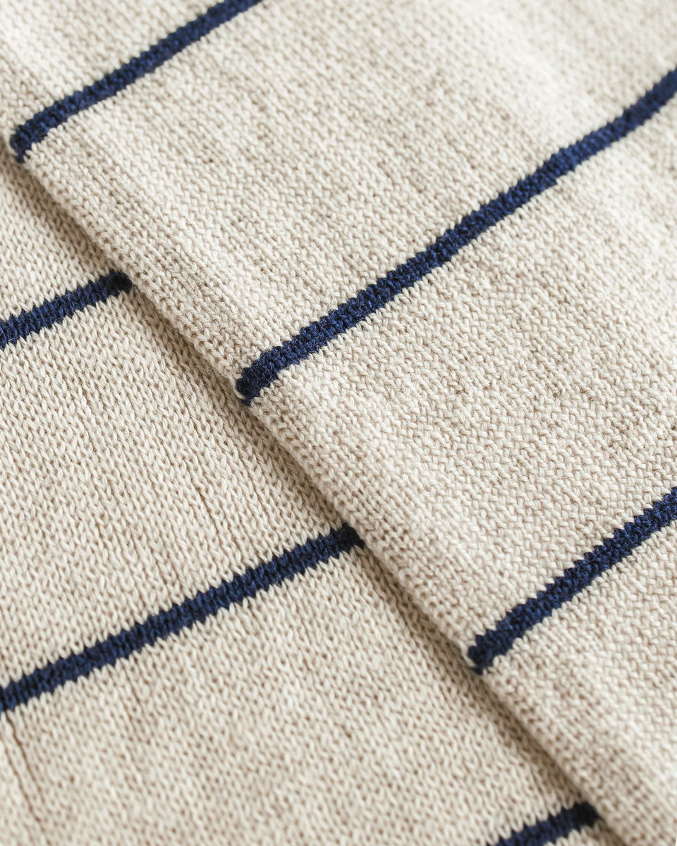 HVID - igor scarf - cream/blue