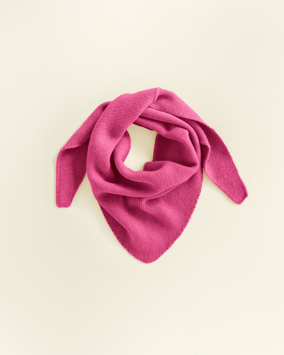 HVID - triangle scarf - josephina - fuchsia