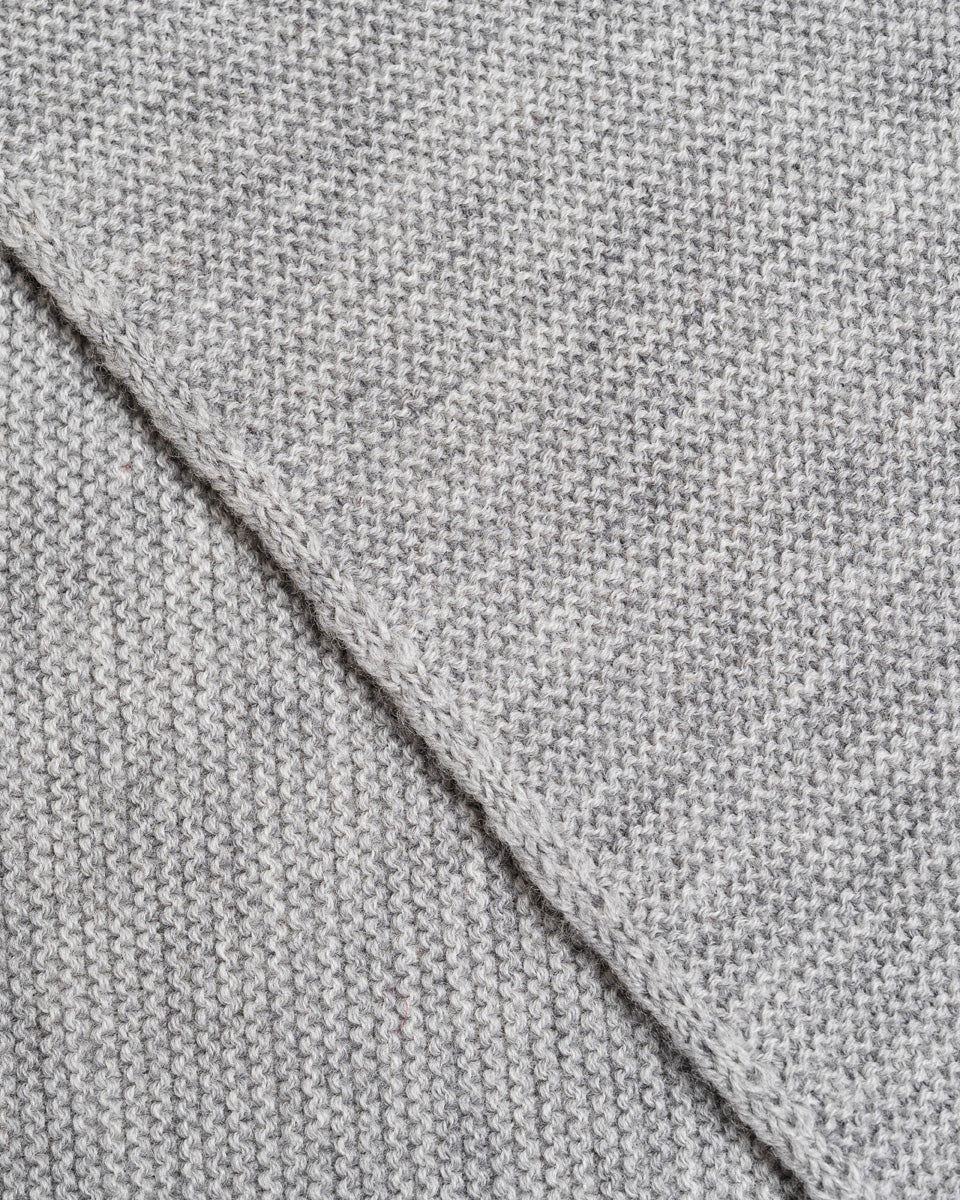 HVID - triangle scarf - josephina - grey melange