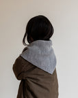 HVID - triangle scarf - josephina - grey melange