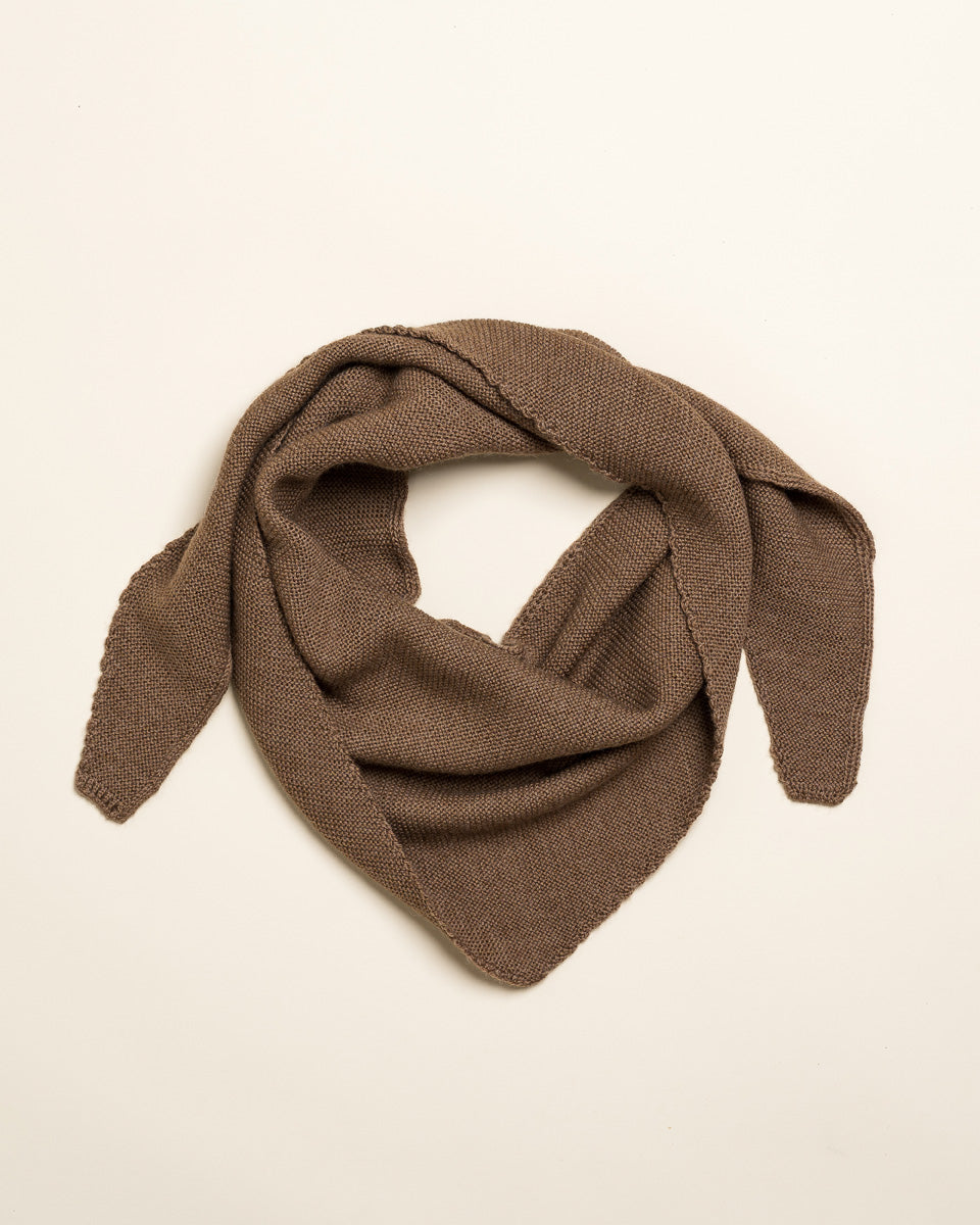 HVID - triangle scarf - josephina - mocha