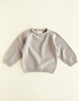 Hvid - wool sweater - georgette - pebble