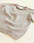 Hvid - wool sweater - georgette - pebble