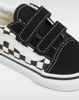 Vans - old skool - toddler - check black & white