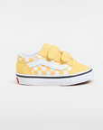Vans - old skool - toddler - check yellow