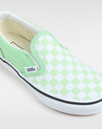 Vans - classic slip-on - checkerboard green