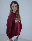 Repose Ams - raglan sweater - royal burgundy
