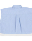 Morley - Xirena - sakka sleeveless cropped shirt - blue